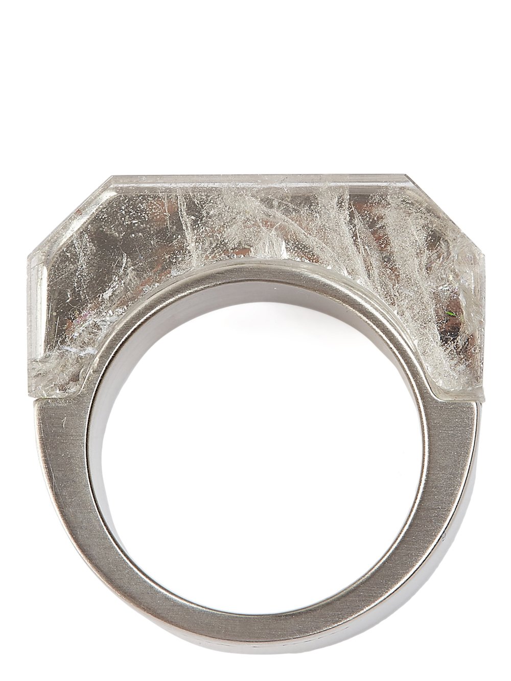 DOUBLE CRYSTAL HOLLYWOOD RING| RICK OWENS