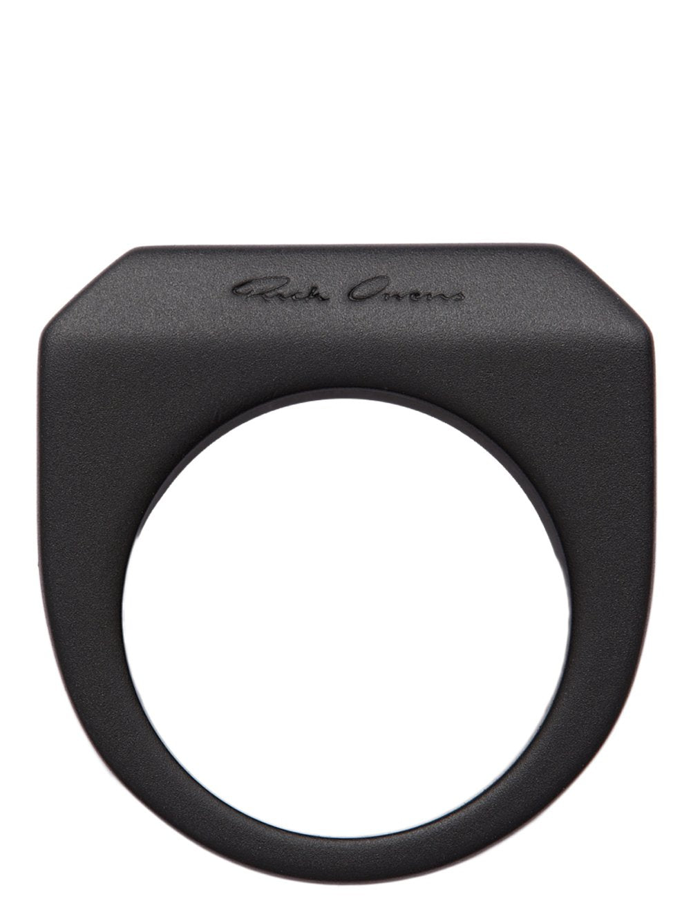 最終値下げ Rick Owens ETCHED BEVELED RING BEVELED RING| RICK OWENS