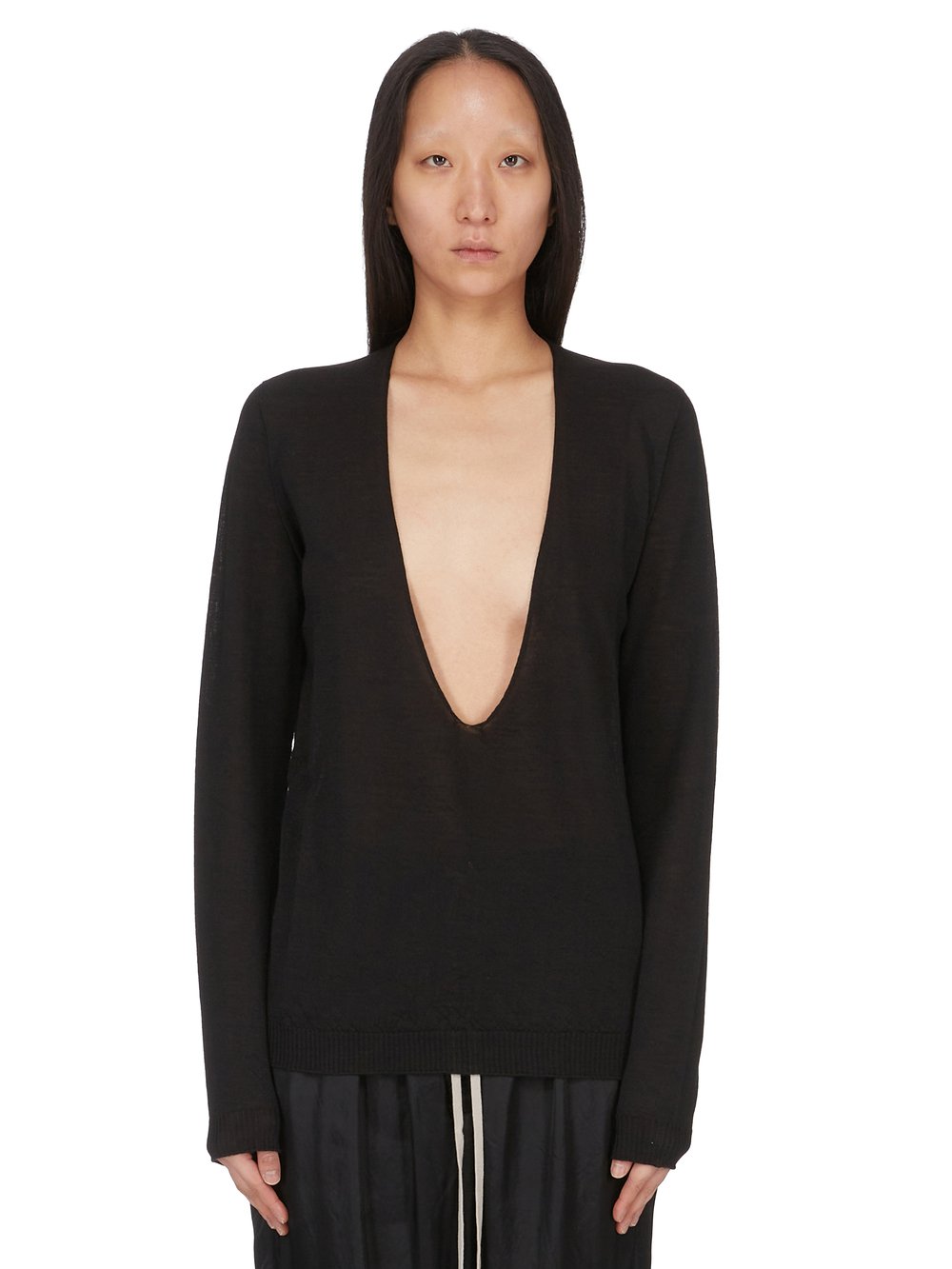 EXTREME V NECK PULL| RICK OWENS
