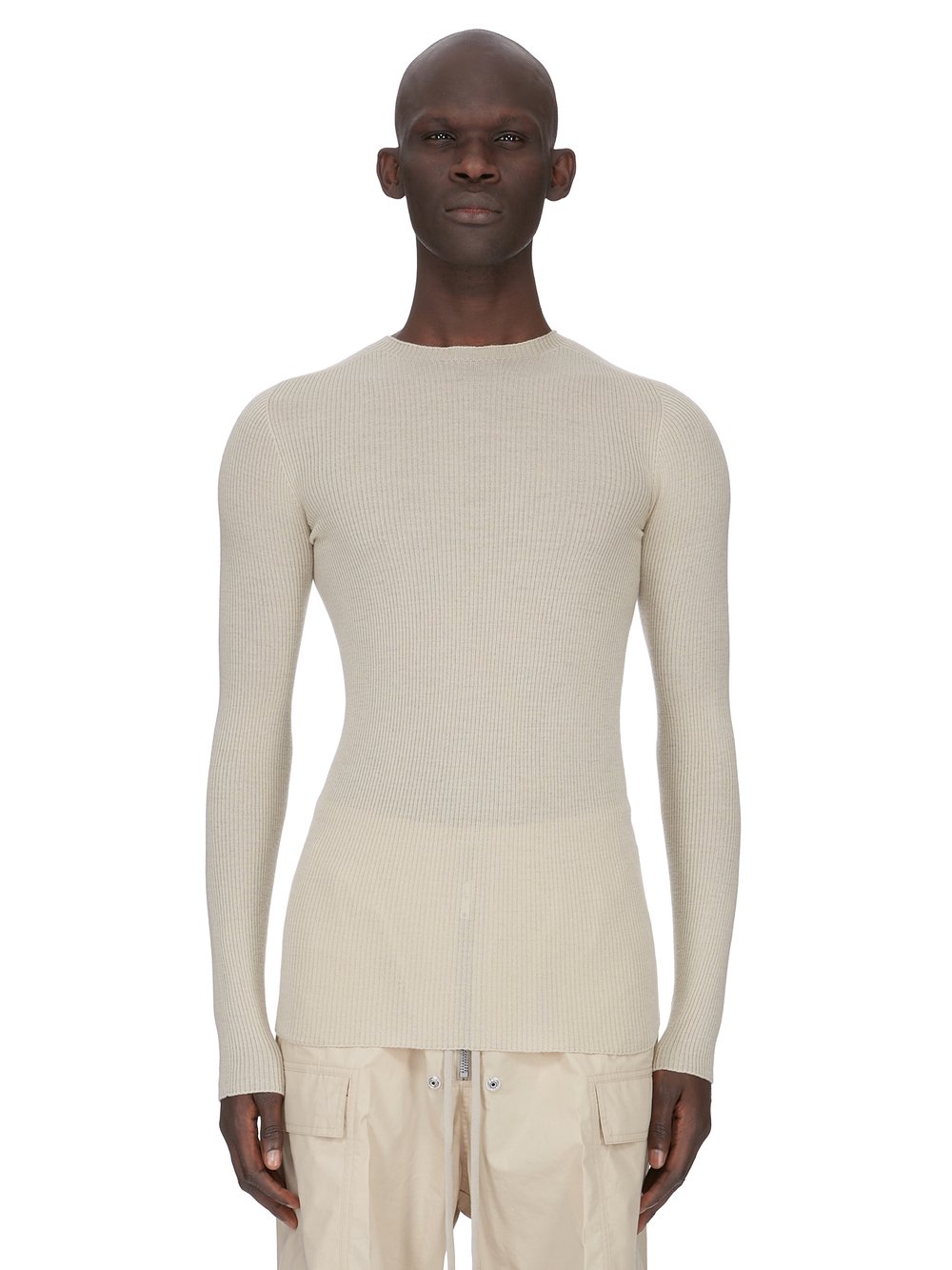 RIBBED ROUND NECK| RICK OWENS