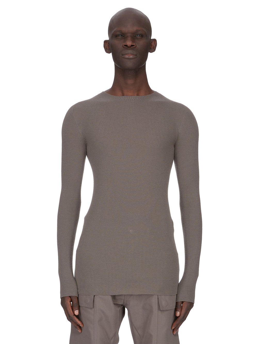 RIBBED ROUND NECK| RICK OWENS