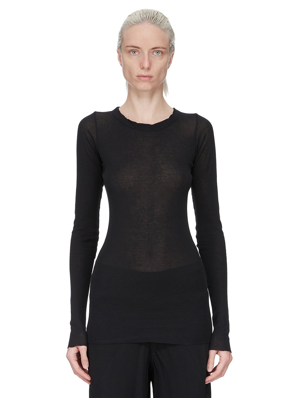 LONG SLEEVES RIB T| RICK OWENS