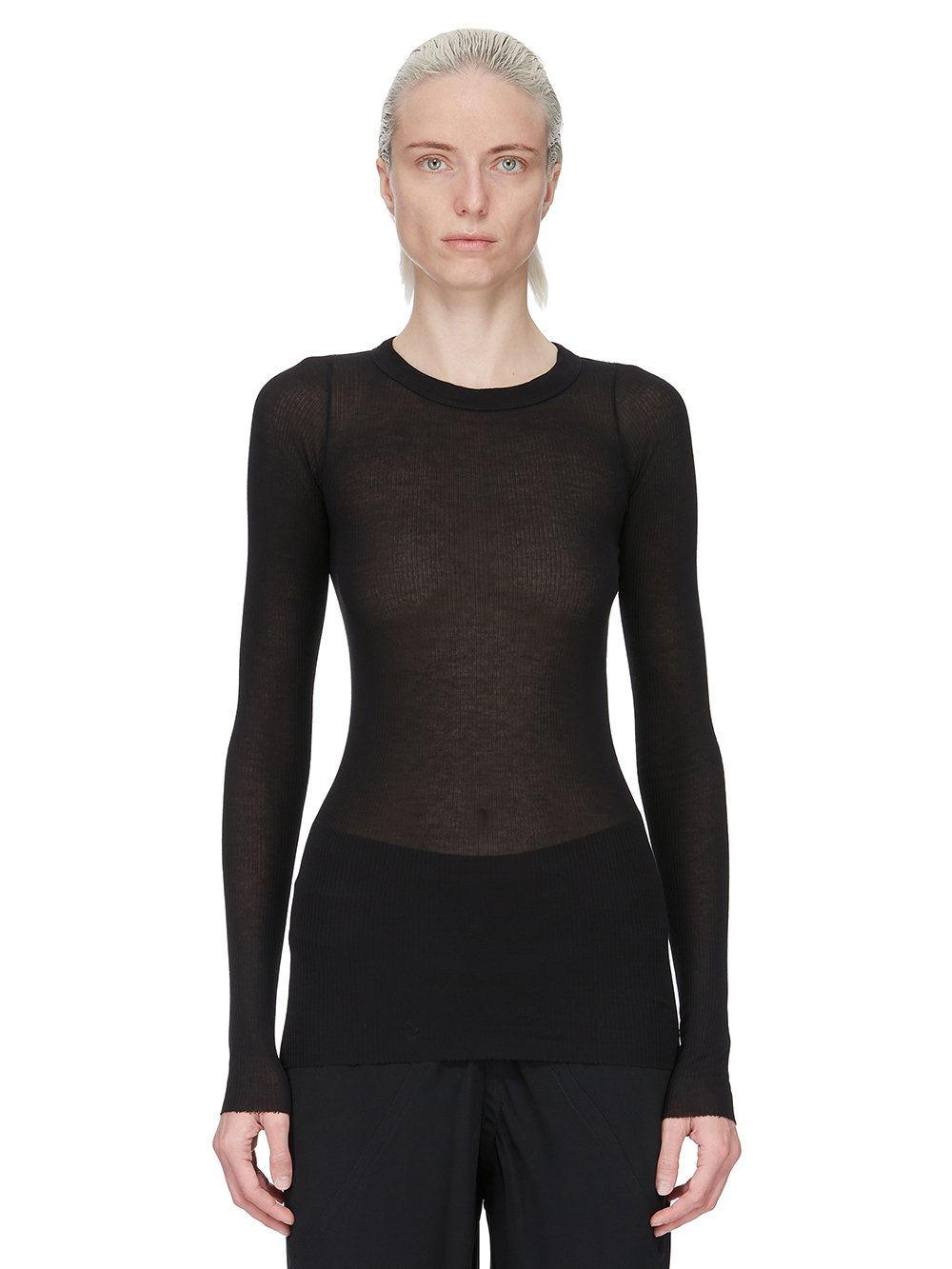 LONG SLEEVES RIB T| RICK OWENS