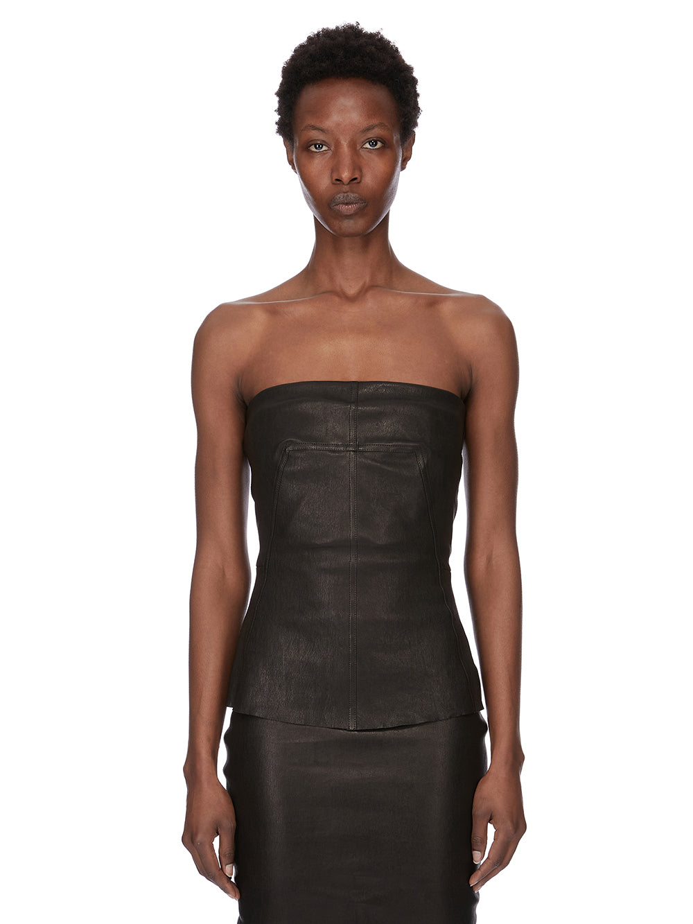 Rick Owens Lilies レディース トップス ブラック ベスト BUSTIER TOP| RICK OWENS