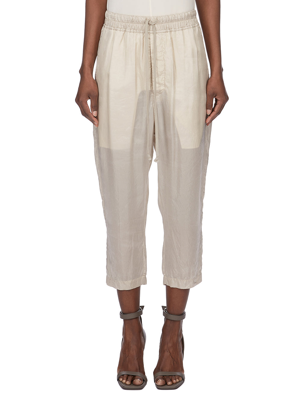 パンツ 21ss Rick Owens BELA ASTAIRES CROPPED DRAWSTRING ASTAIRES CROPPED| RICK OWENS