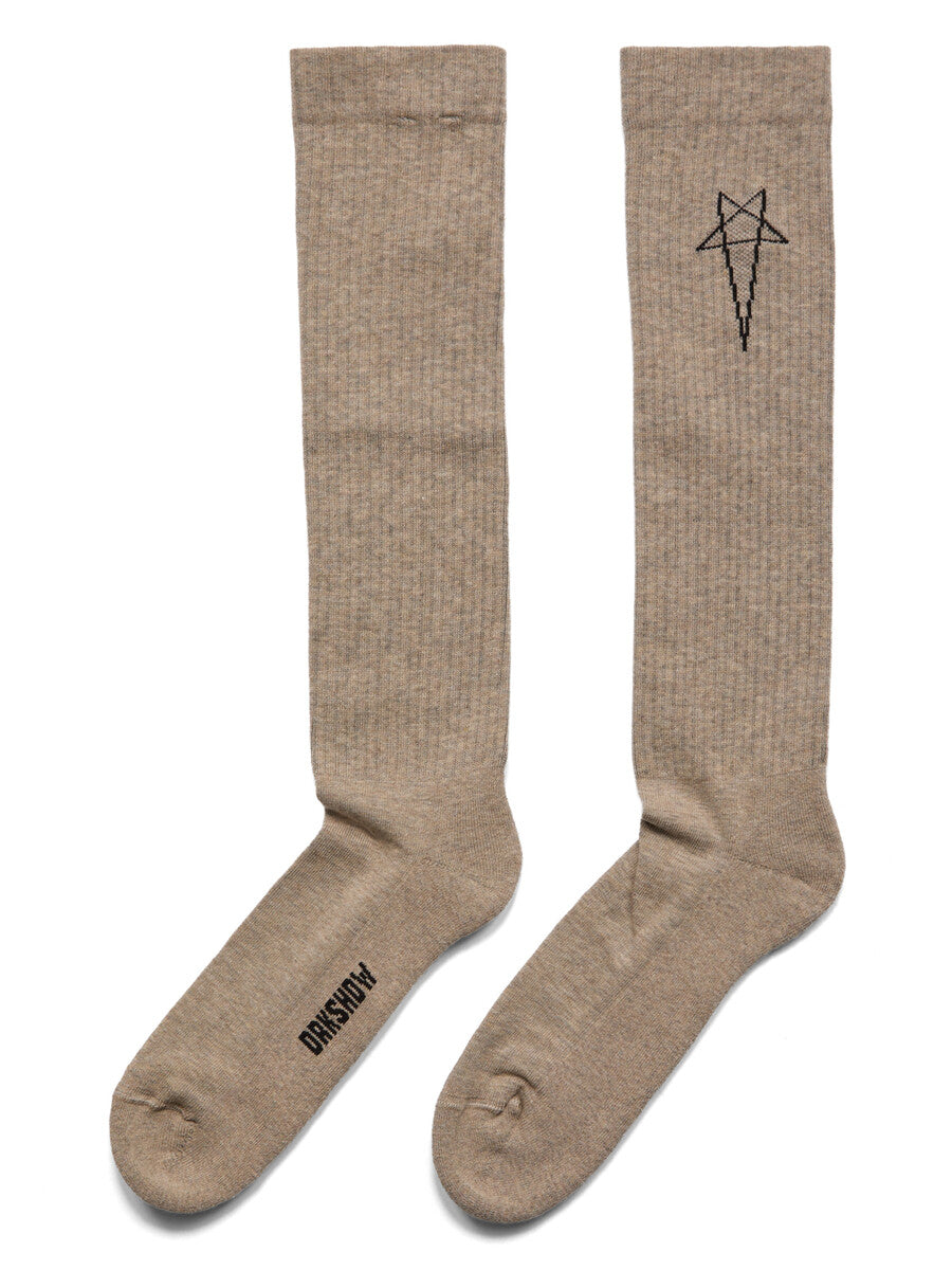 DA02F6468_SOCKC_5909 | PENTAGRAM KNEE HIGH SOCKS