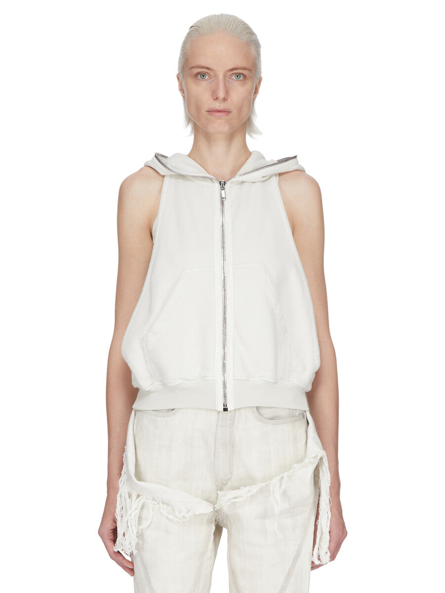 Rick Owens　dust sweat vest CYCLOPS GIMP SL HOODIE| RICK OWENS