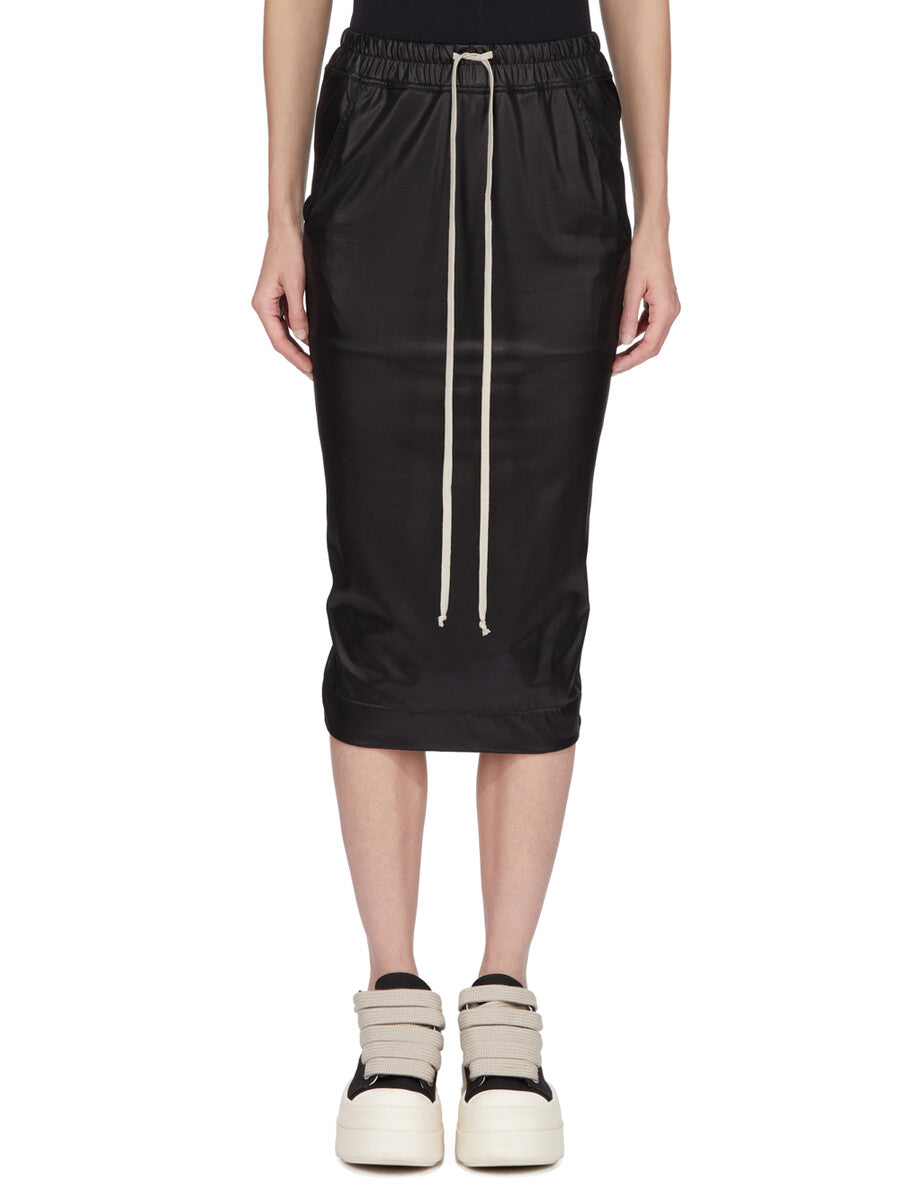 PULL ON PILLAR SKIRT KNEE| RICK OWENS