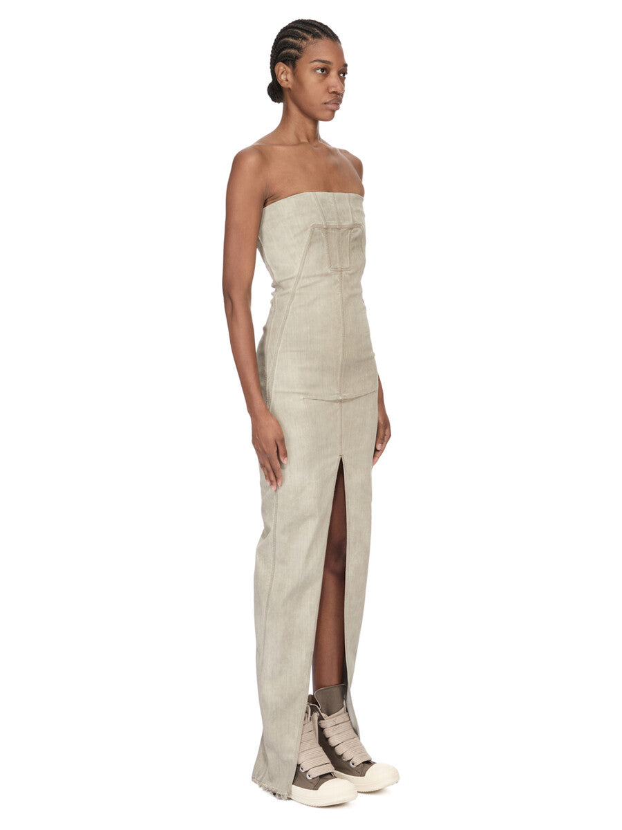 DS01F4514_SDSN_138 | SLICED BUSTIER DRESS