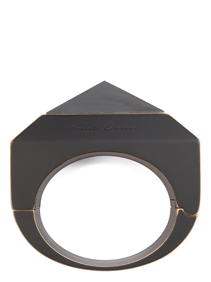 CRYSTAL PYRAMID BANGLE| RICK OWENS