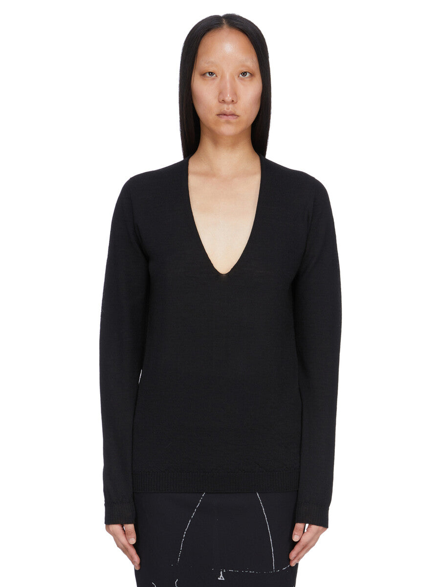 V NECK PULL| RICK OWENS