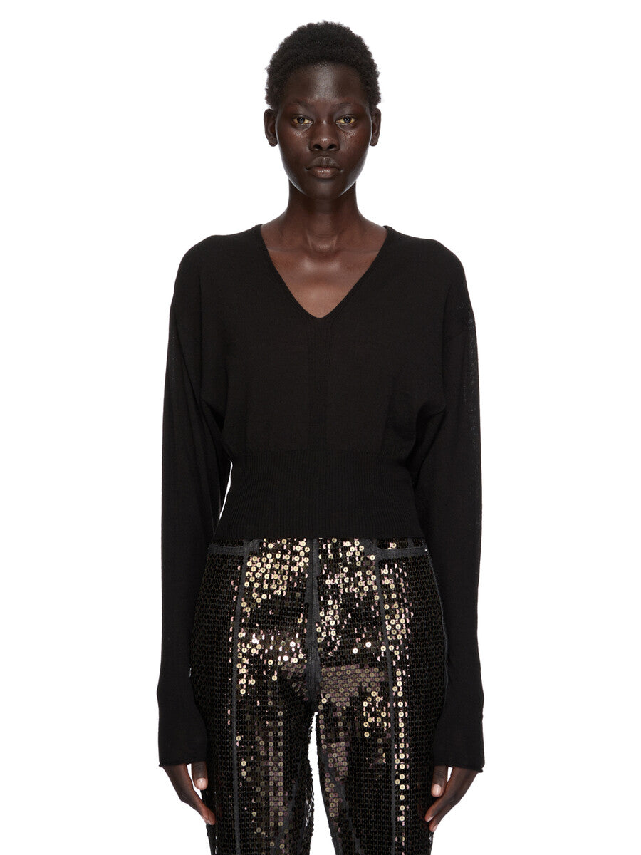 V CROPPED TOP| RICK OWENS