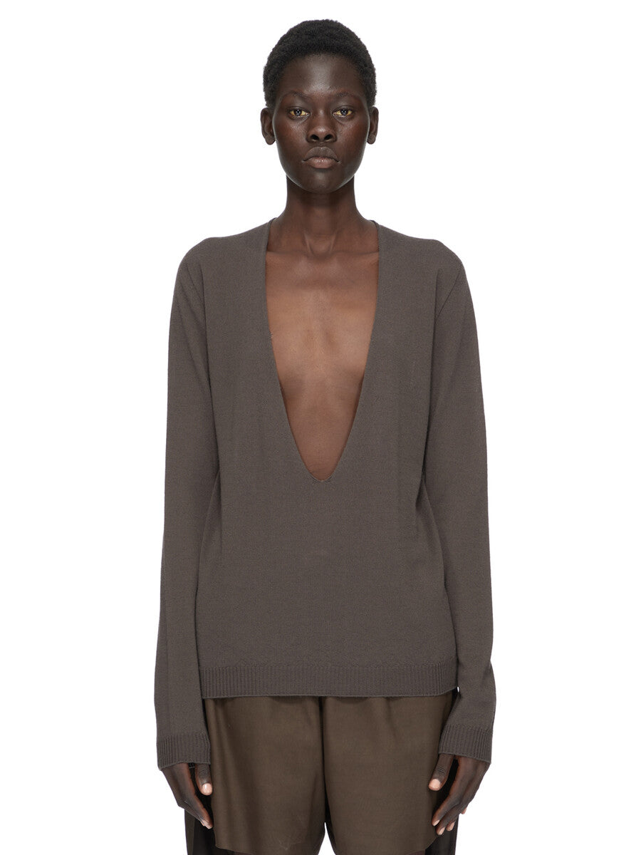 EXTREME V NECK PULL| RICK OWENS