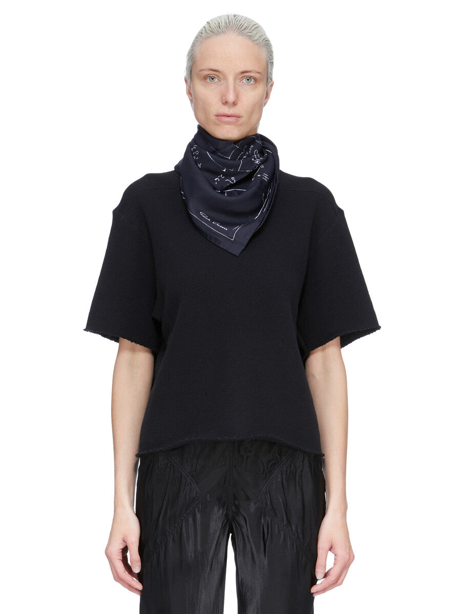 PRINTED ASTRO 70X70 SCARF| RICK OWENS
