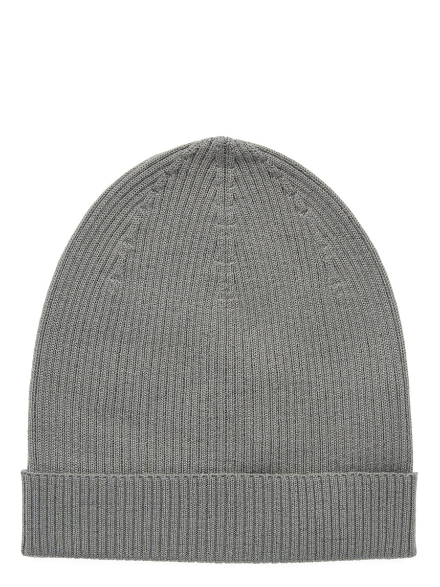 カシミヤのリック・オウエンスのビーニー RICK OWENS beanie RIBBED BEANIE| RICK OWENS