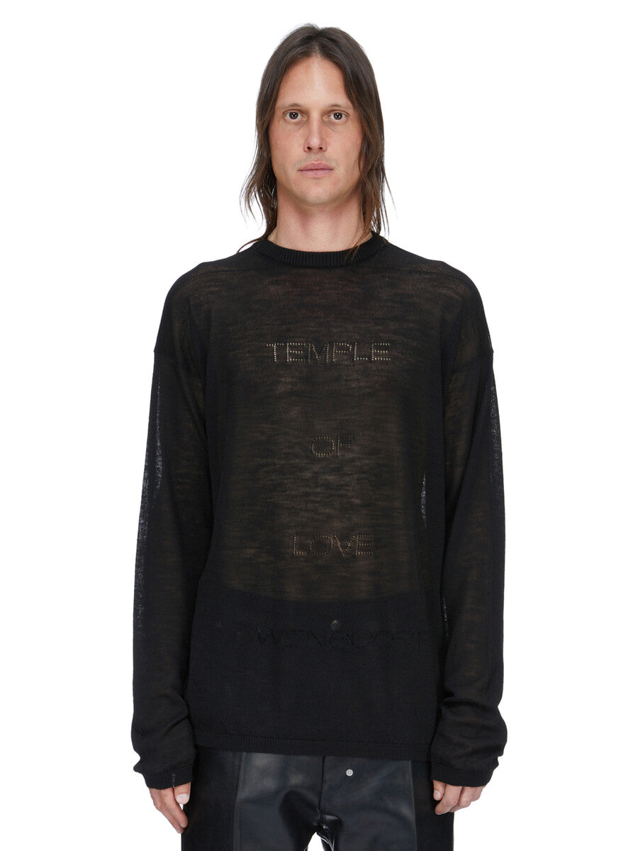 TEMPLE SHEER PULLOVER| RICK OWENS