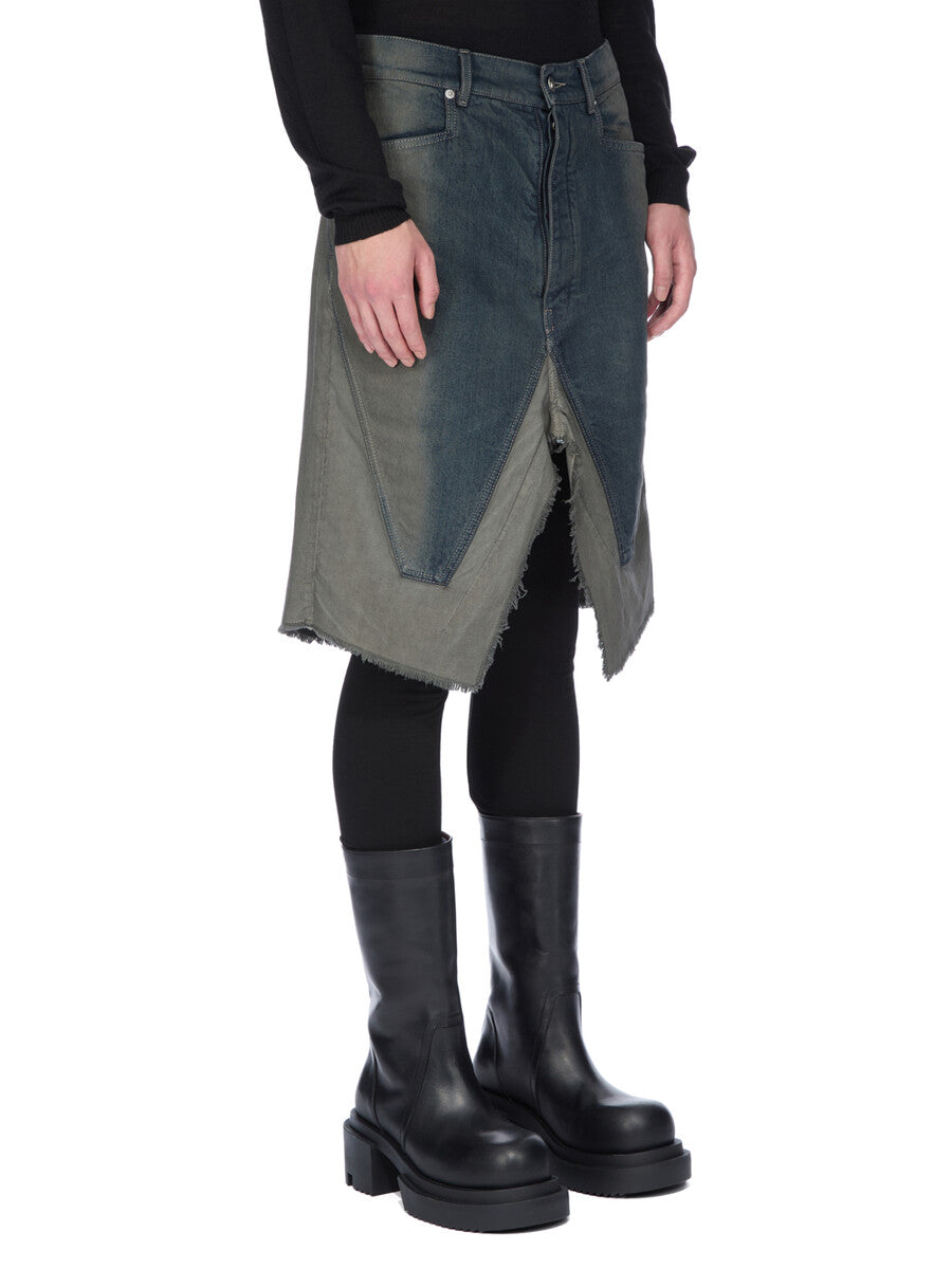 RU02E1345_DKDEG_78D | SLIVERED SKIRT