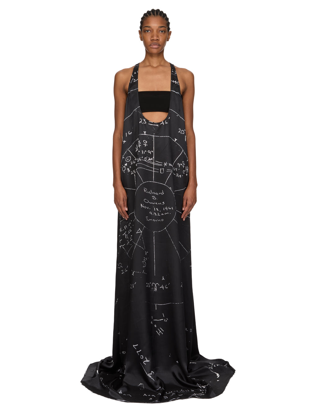 purple colored wedding dresses TANK GOWN| RICK OWENS