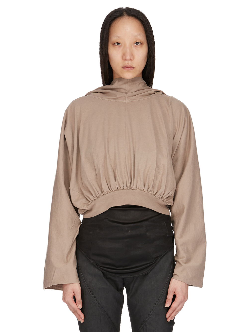 CROPPED HOODED TOP| RICK OWENS