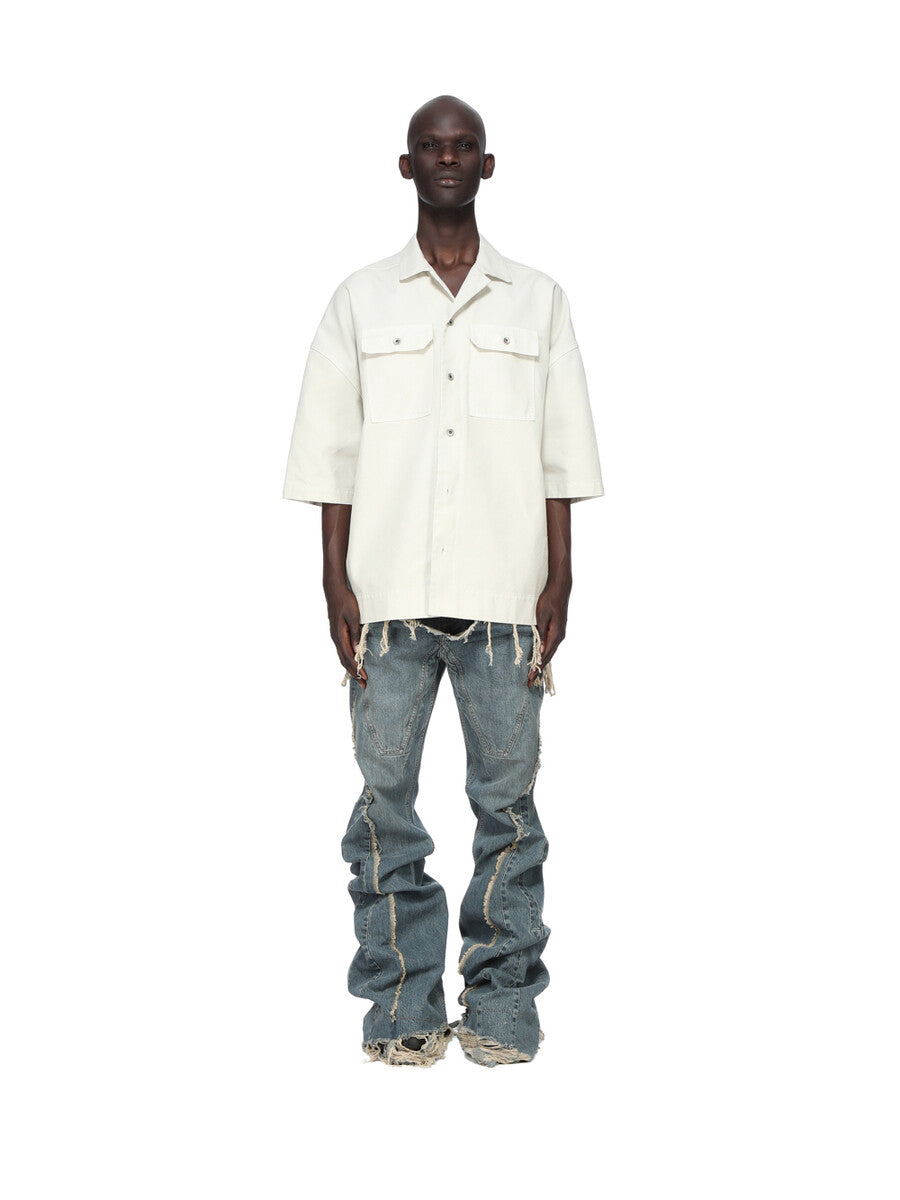 【美品】Rick Owens 24FW MAGNUM  SHIRT46 MAGNUM TOMMY SHIRT| RICK OWENS