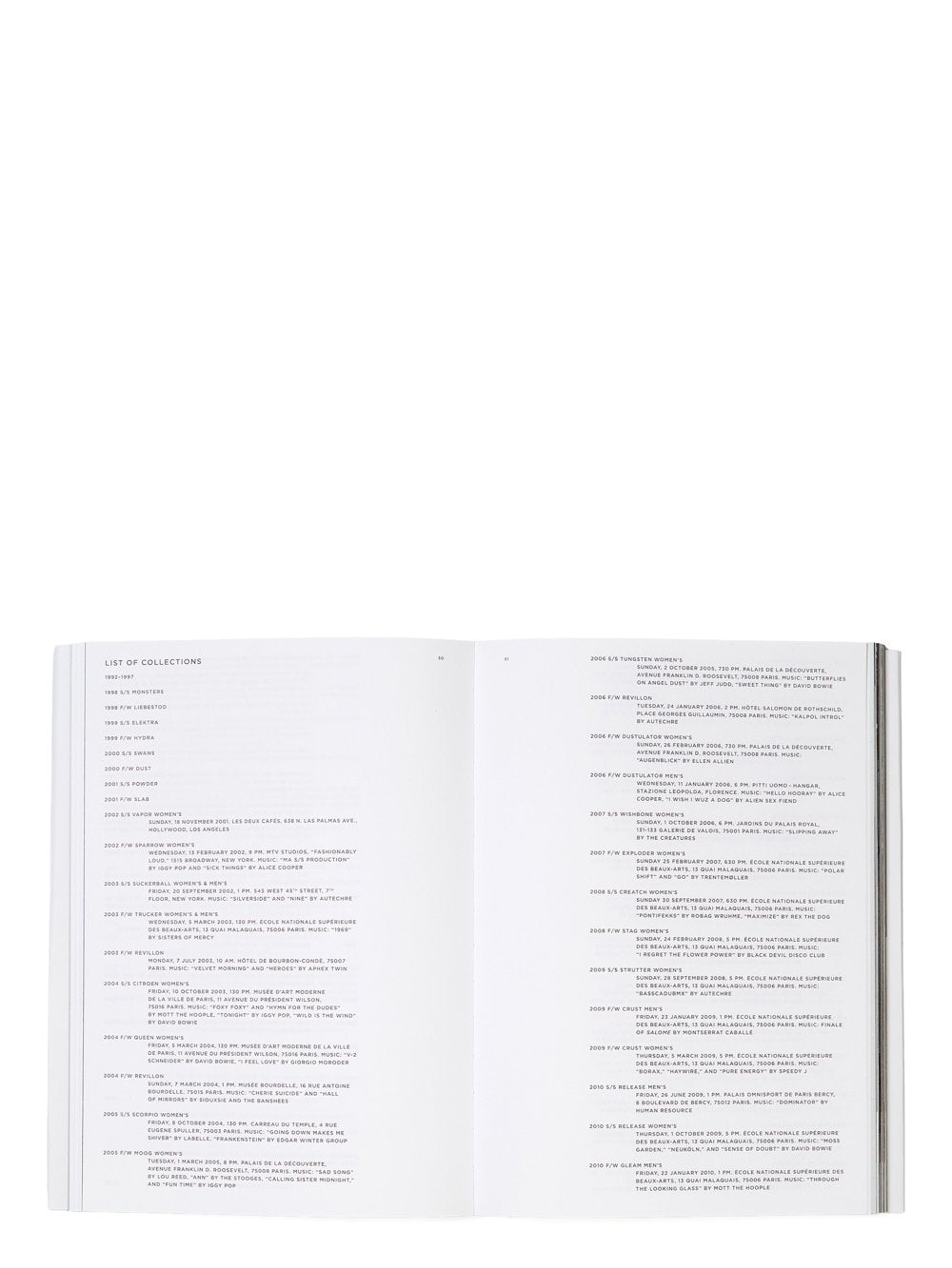 BOOK - RIZZOLI MORE RICK-TEMPLE OF LOVE| RICK OWENS