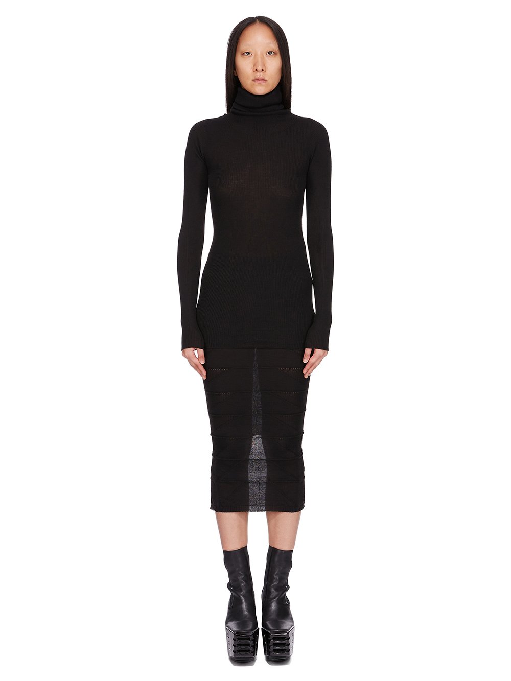 RP02E4686_MLK_09 | CALF SKIRT MOTIVO