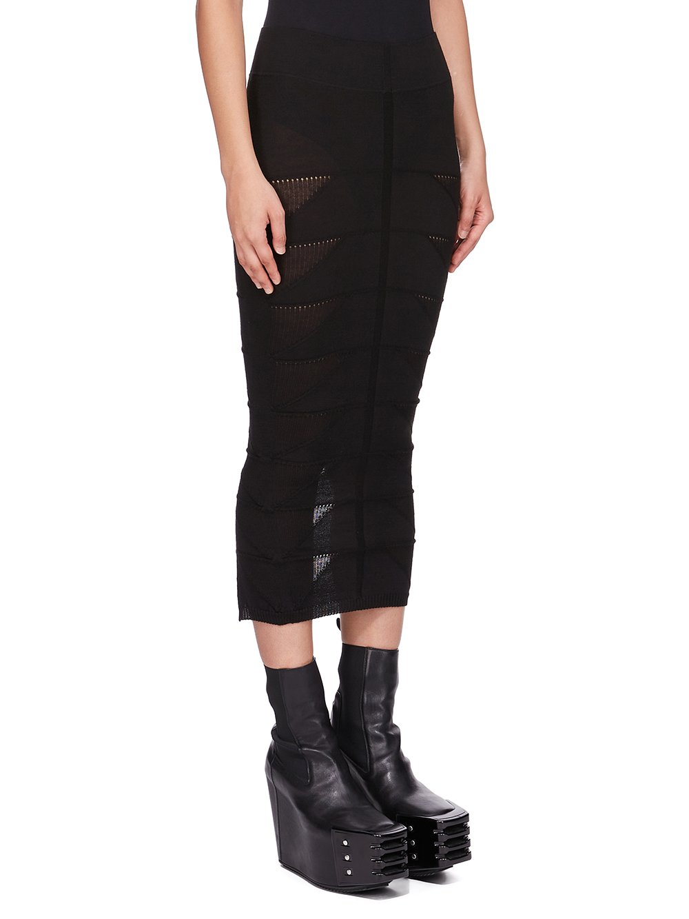 RP02E4686_MLK_09 | CALF SKIRT MOTIVO