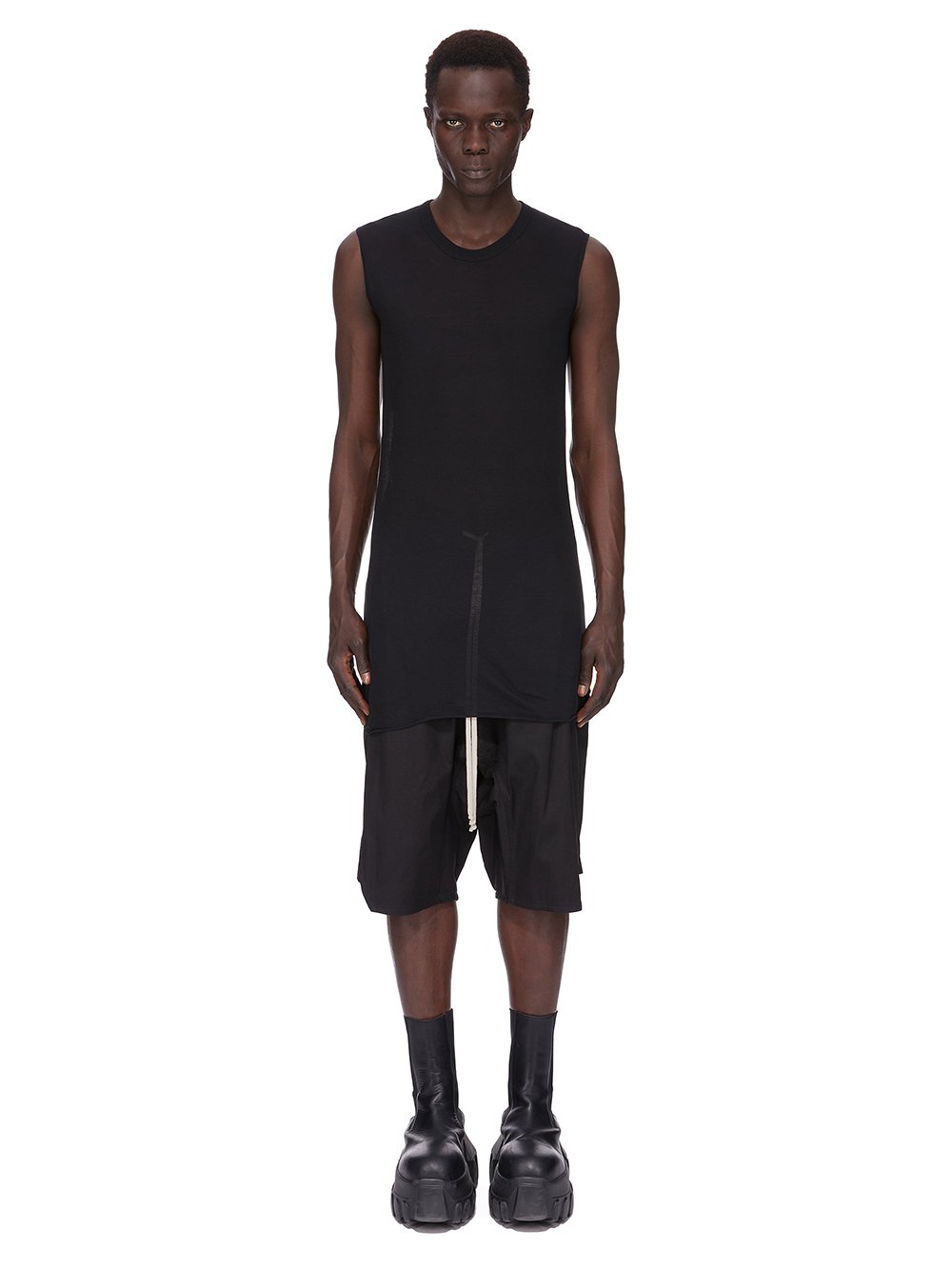 BASIC SLEEVELESS T| RICK OWENS