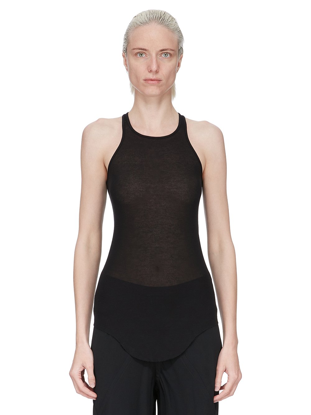 リックオウエンス　BASIC RIB TANK 09 BLACK XL BASIC RIB TANK| RICK OWENS