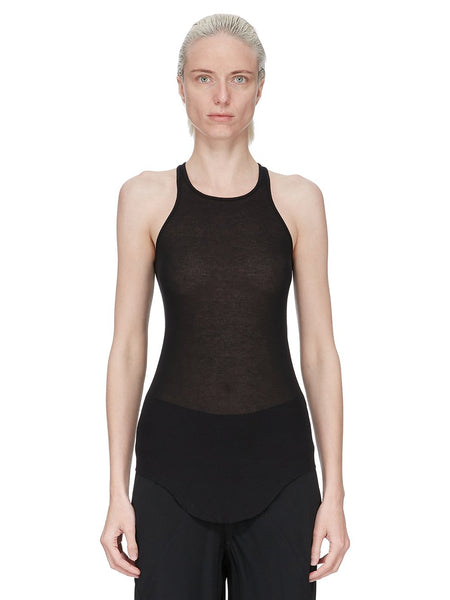 リックオウエンス　BASIC RIB TANK 09 BLACK XL BASIC RIB TANK| RICK OWENS