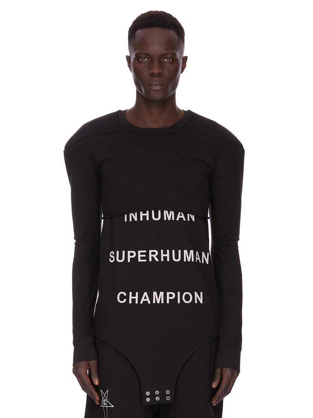 GIRDERED CROPPED HARNESS 221708| RICK OWENS