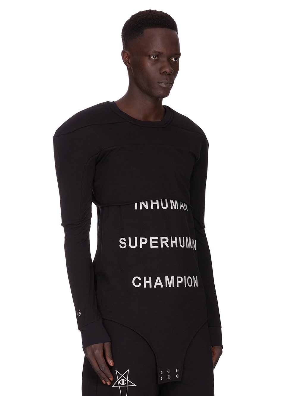 GIRDERED CROPPED HARNESS 221708| RICK OWENS