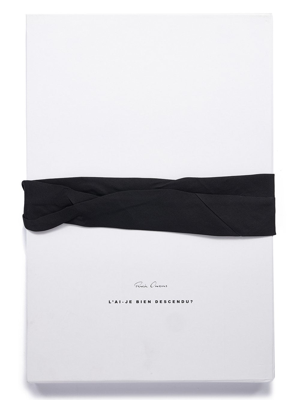 BOOK - L'AI-JE BIEN DESCENDU?| RICK OWENS
