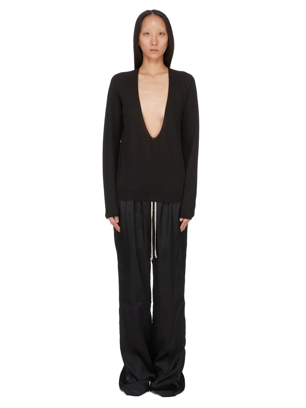 EXTREME V NECK PULL| RICK OWENS