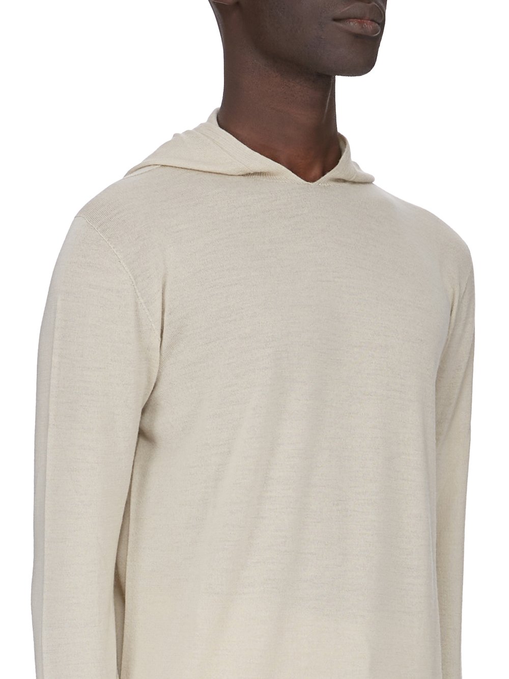 Rick Owens LUXOR プルオーバー パーカー サイズS ベージュ OVERSIZED LS HOODIE| RICK OWENS