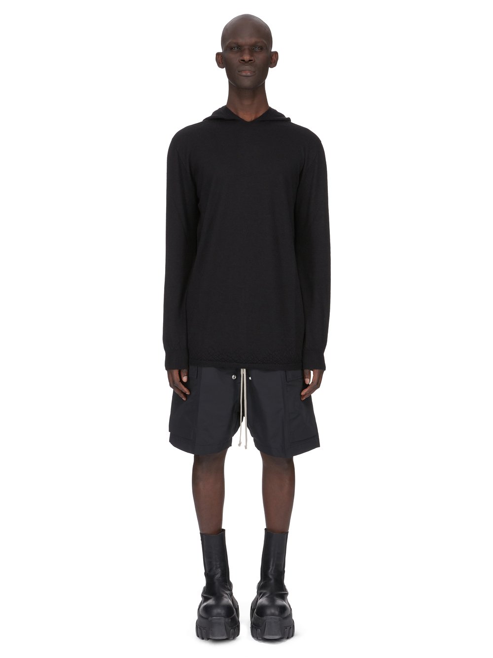 OVERSIZED LS HOODIE| RICK OWENS