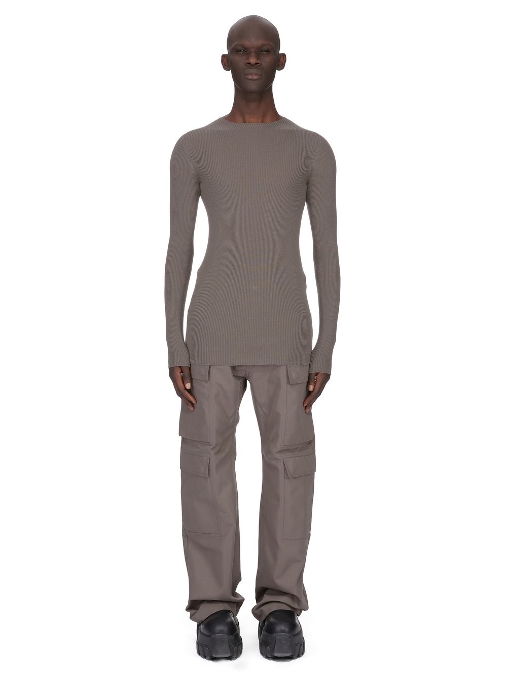 RIBBED ROUND NECK| RICK OWENS
