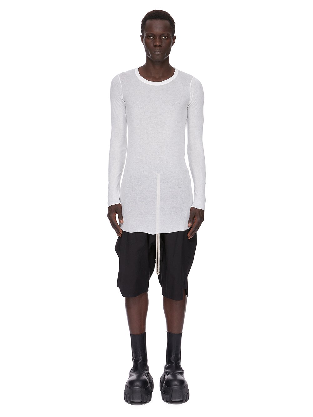 LONG SLEEVES RIB T| RICK OWENS