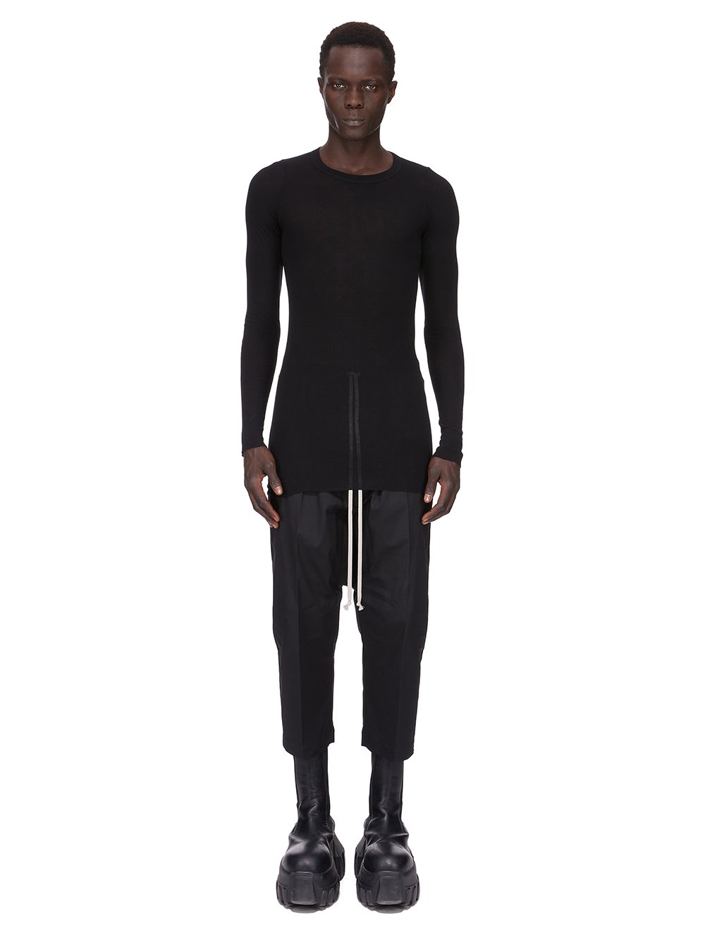 LONG SLEEVES RIB T| RICK OWENS
