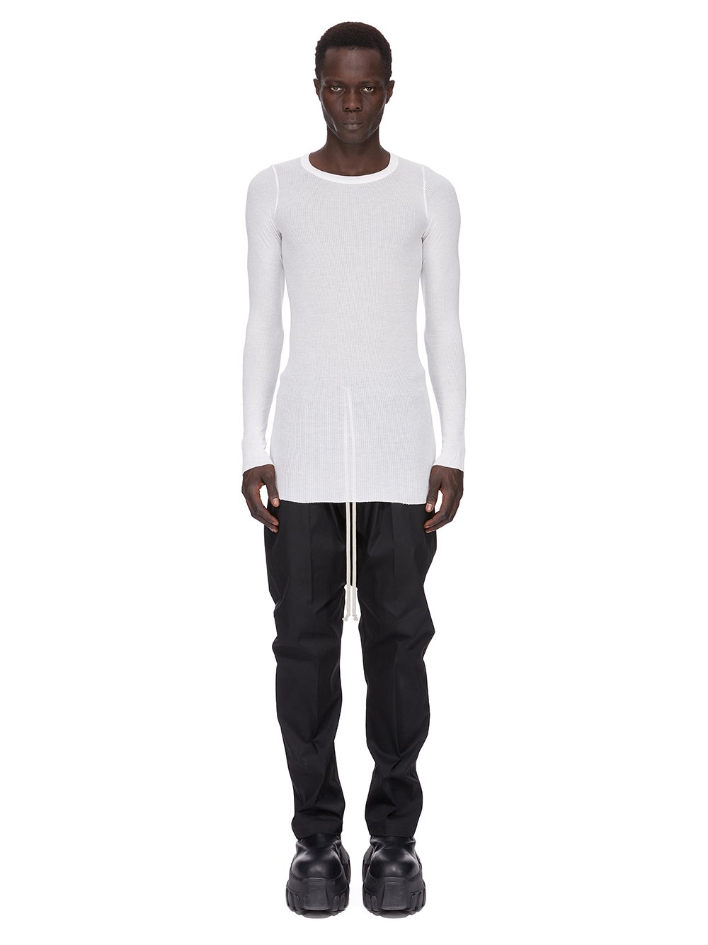 LONG SLEEVES RIB T| RICK OWENS