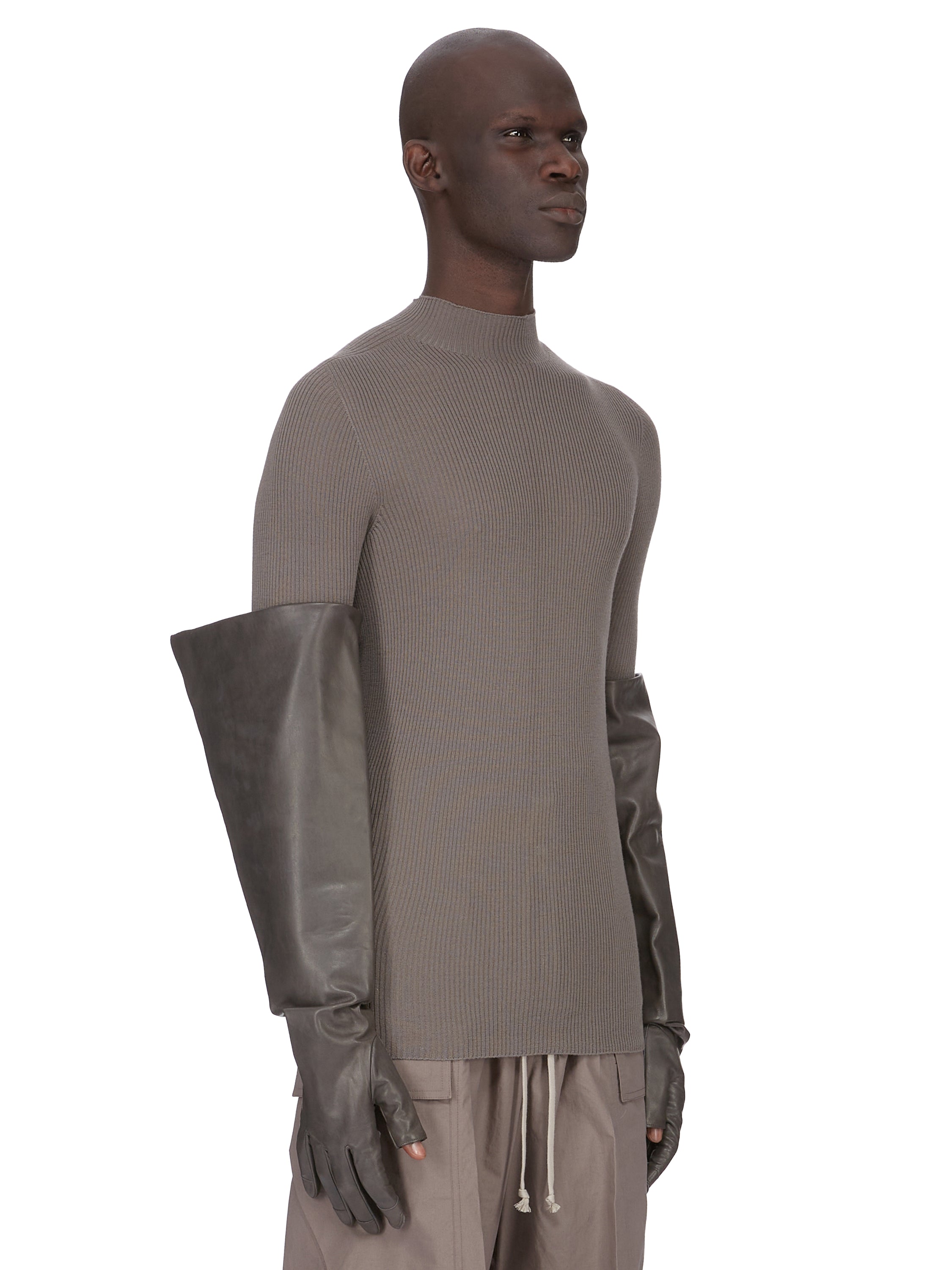 エ*6様 【ほぼ新品】Rick Owens Gauntlet ガントレット グロ GAUNTLES GLOVES| RICK OWENS
