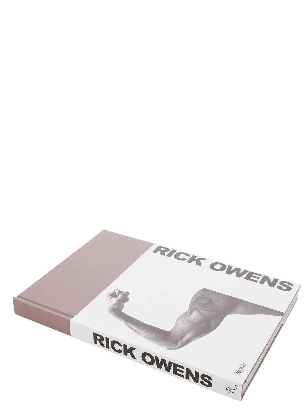 Rick Owens runway look featuring avant garde layered outfit with sculptural silhouette and dark tonal styling