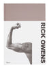 Rick Owens runway look featuring avant garde layered outfit with sculptural silhouette and dark tonal styling