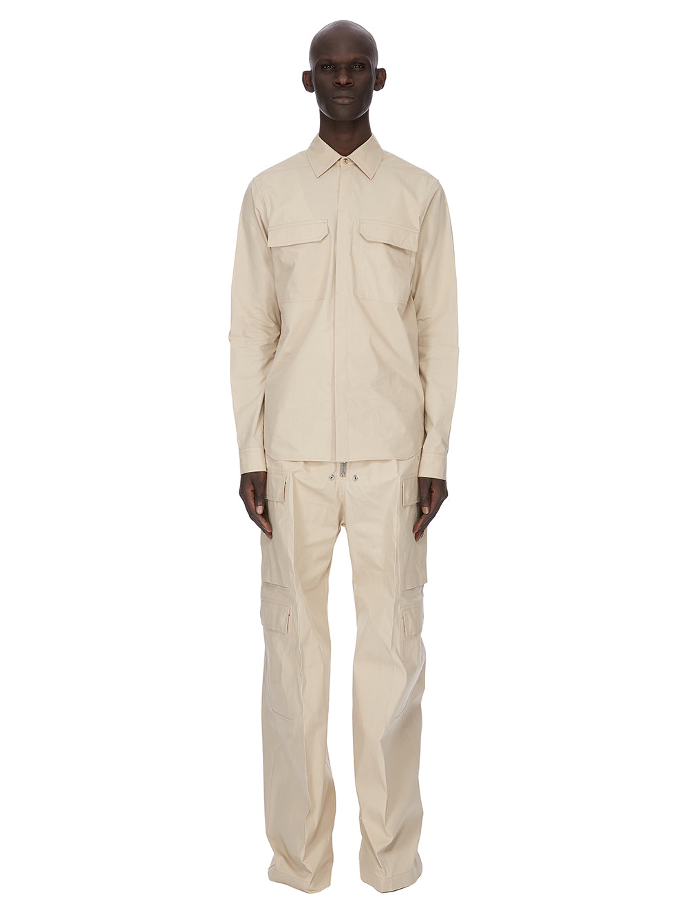 21ss Rick Owens GOLF SHIRT【52】スナップボタン WORK SHIRT| RICK OWENS