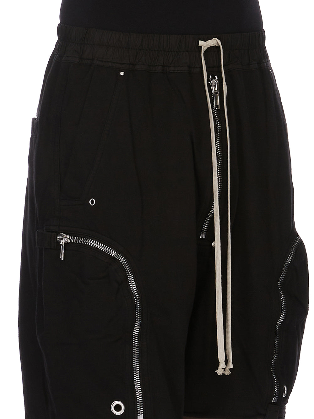 希少 RICK OWENS BAUHAUS POD BLACK WAX 48 Rick Owens Bauhaus Pod Shorts - Black | Garmentory