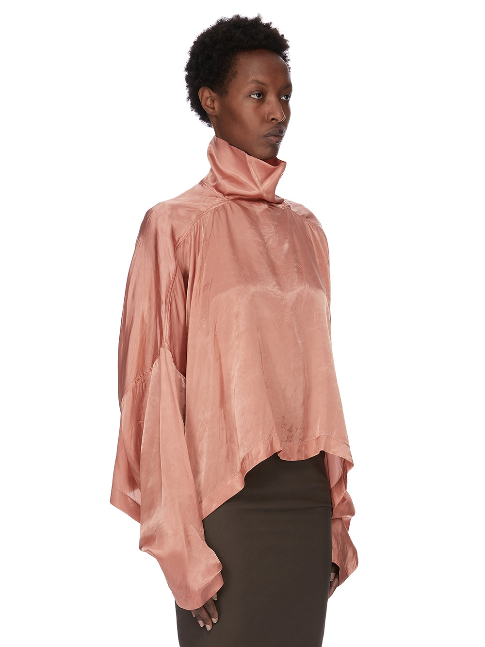 JUMBO TABARD CROPPED TOP| RICK OWENS