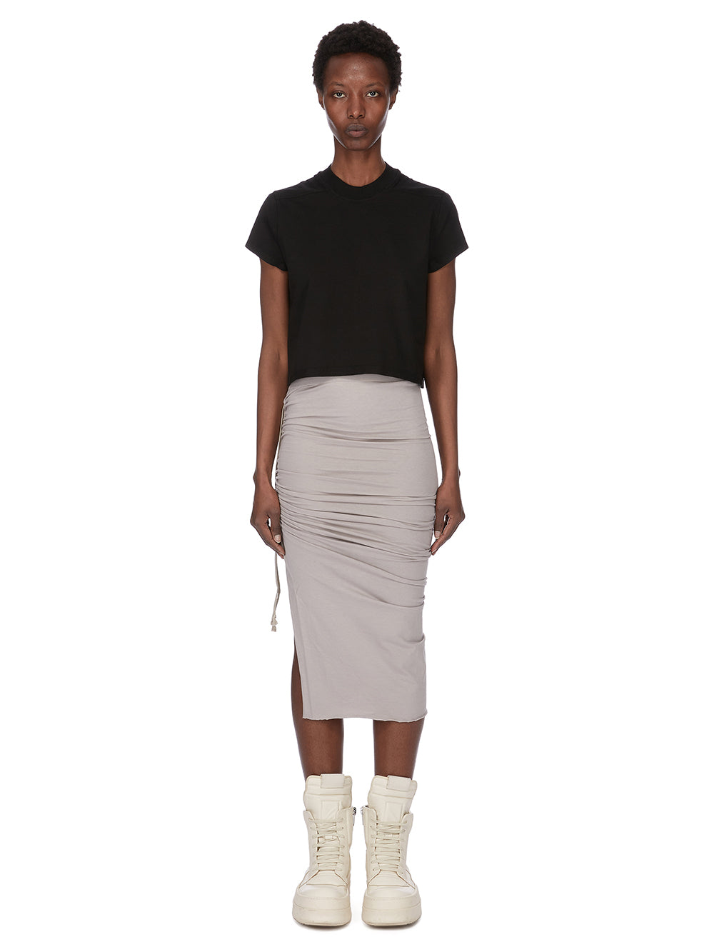 トップス rick CROPPED SMALL LEVEL T| RICK OWENS