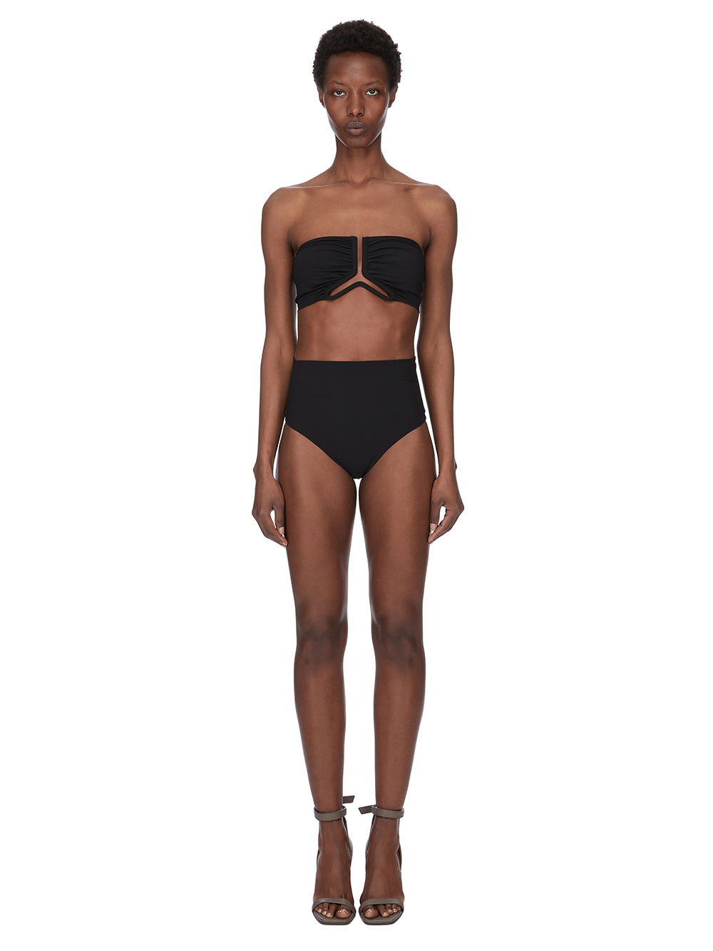 Rick Owens BIKINI TOP ブラック ALLANAH BIKINI TOP| RICK OWENS