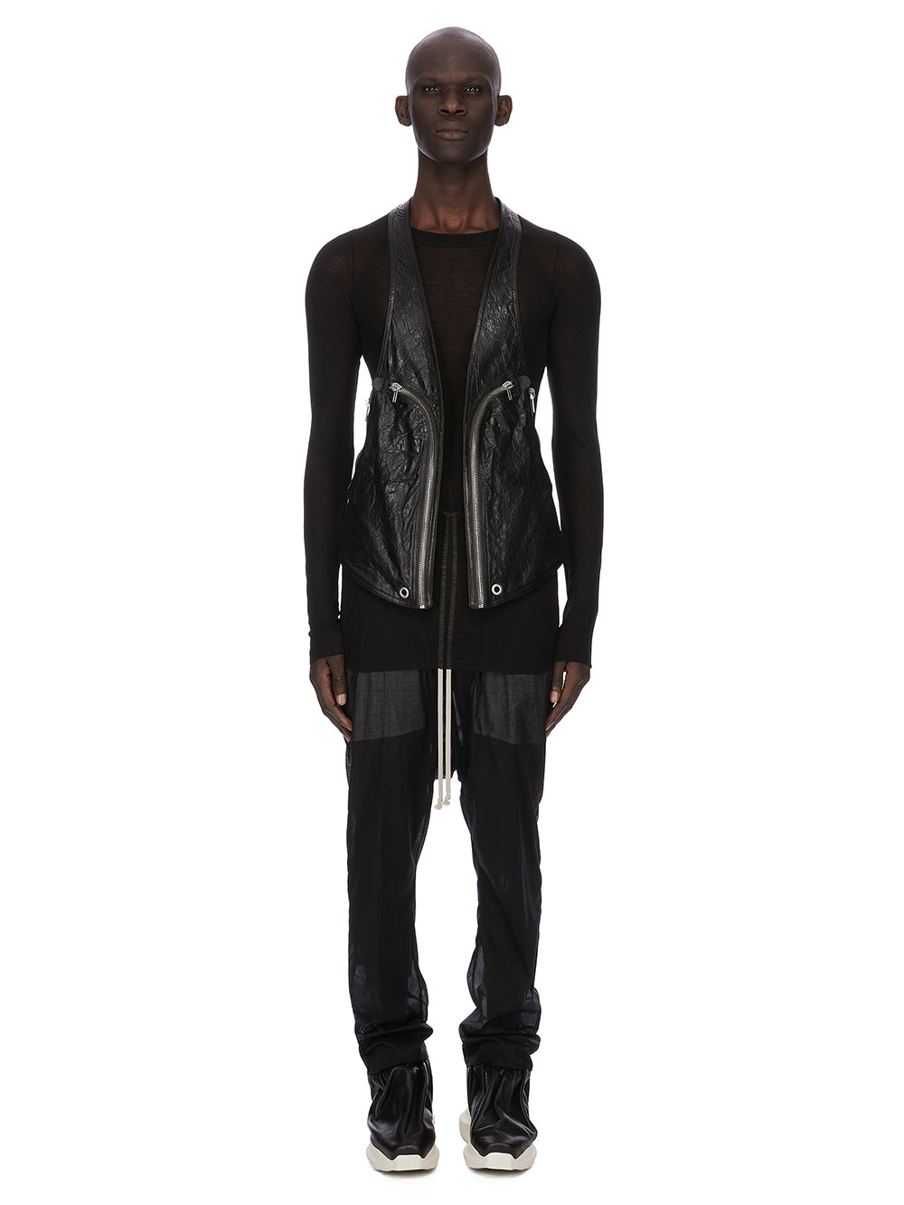 RICK OWENS 23SS DRAWSTRING LONG 44サイズ TE RICK OWENS - 【26SS】ドローストリング ロング サルエルパンツ