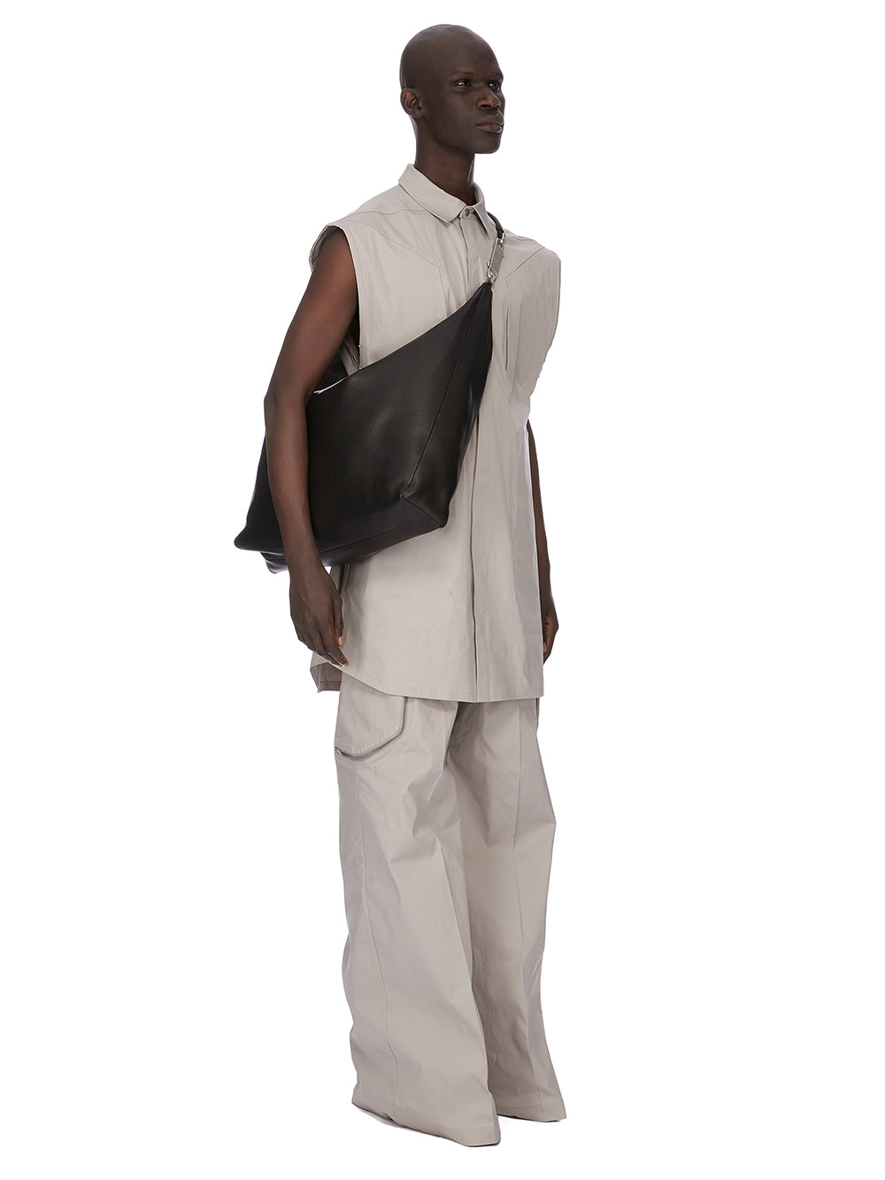 rick owens ボディバッグ ブラック ONE SIZE GEMINI BAG| RICK OWENS